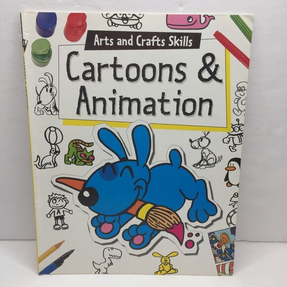 90s Arts And Crafts Skills Cartoons & Animation Painting Printing Model Workbook - Picture 1 of 7
